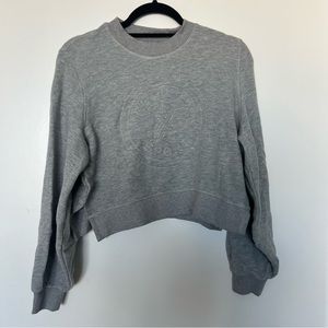 The Kooples Sport Cropped Sweatshirt